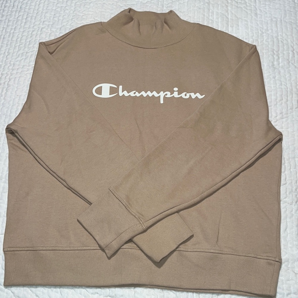 Tan Champion sweatshirt